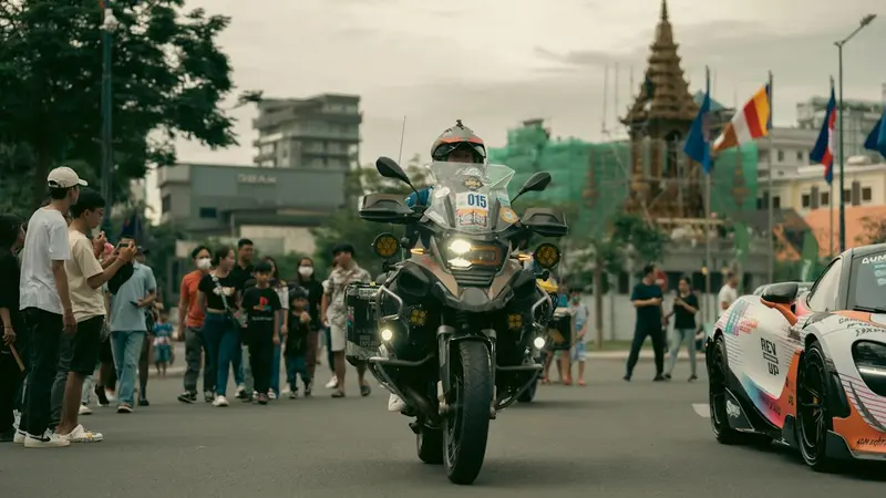 Riding a Scooter Through a Thai Police Checkpoint